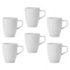 Villeroy & Boch Set Of 6 Artesano Original Mugs In White