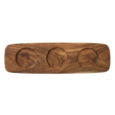 Villeroy & Boch Artesano Original Wood Tray For Dip Bowl, Acacia Wood In Brown