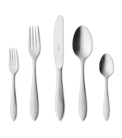 Villeroy & Boch Arthur Brushed 30-piece Cutlery Set In Silver