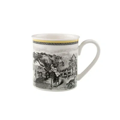 Villeroy & Boch Audun 10 Oz. Ferme Mug In Black;white