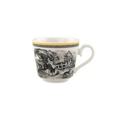 Villeroy & Boch Audun 6.75 Oz. Ferme Coffee / Teacup In Black;white