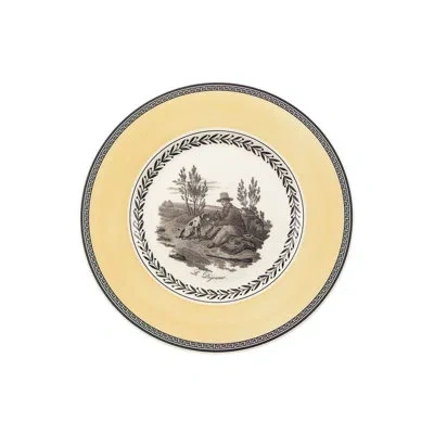 Villeroy & Boch Audun Chasse 8.25" Salad Plate In Gray;yellow