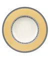 Villeroy & Boch Audun Chasse Rim Soup Bowl In Yellow