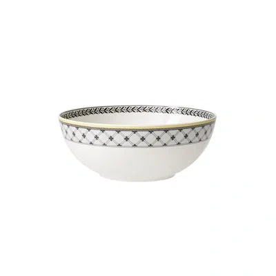 Villeroy & Boch Audun Ferme Salad Bowl In Black;white