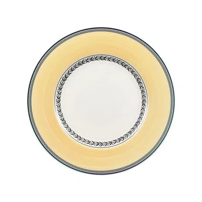 Villeroy & Boch Audun Fleur 10.5" Dinner Plate In Gray;yellow