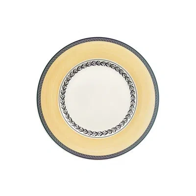 Villeroy & Boch Audun Fleur 8.5" Salad Plate In Gray;yellow