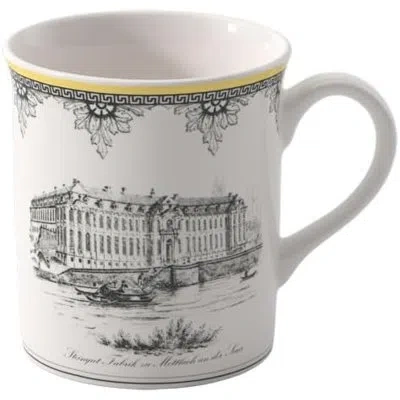 Villeroy & Boch Audun Maison Mug, Premium Porcelain, Made In Germany, Dishwasher And Microwave Safe, 10 oz Capacity, In Neutral