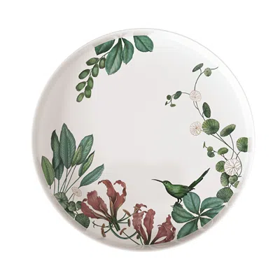 Villeroy & Boch Avarua Decorative Round Tray In White