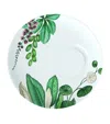 Villeroy & Boch Avarua Leaf-print Porcelain Espresso Saucer 14.5cm