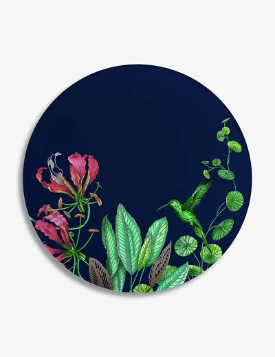 Villeroy & Boch Avarua Floral Porcelain Flat Plate 27cm In Colored