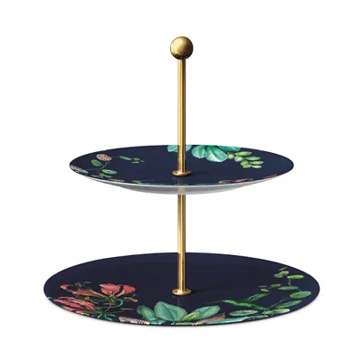 VILLEROY & BOCH AVARUA PORCELAIN TWO TIER SERVER
