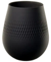 Villeroy & Boch Collier Noir Vase Carre No. 2 In Black