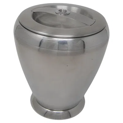 Pre-owned Villeroy & Boch Villeroy And Boch Bogart Chrome Ice Bucket With Liner And Lid In Gray
