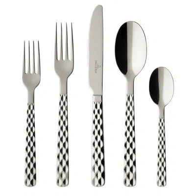 Villeroy & Boch Boston 5 Piece Stainless Steel Flatware Set, Service For 1