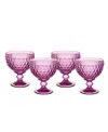 Villeroy & Boch Boston Champagne / Dessert Bowl, Set Of 4 In Berry