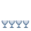 Villeroy & Boch Boston Champagne/dessert Bowls, Set Of 4 In Blue