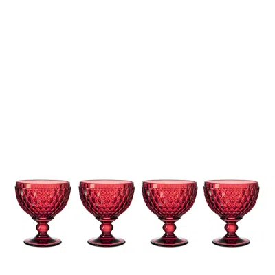 VILLEROY & BOCH BOSTON CHAMPAGNE/DESSERT BOWLS, SET OF 4,73098340
