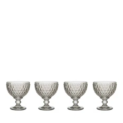 VILLEROY & BOCH BOSTON CHAMPAGNE/DESSERT BOWLS, SET OF 4,73098345