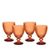 Villeroy & Boch Boston Claret Glass, Set Of 4 In Apricot