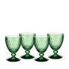 Villeroy & Boch Boston Claret Glass, Set Of 4 In Green