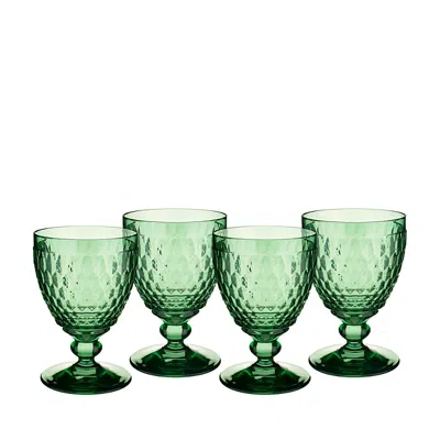 VILLEROY & BOCH BOSTON CLARET GLASS, SET OF 4