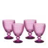 Villeroy & Boch Boston Claret Glass, Set Of 4 In Purple