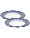 Villeroy & Boch Boston Colored Buffet Plate In Blue