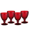 Villeroy & Boch Boston Goblet, Set Of 4