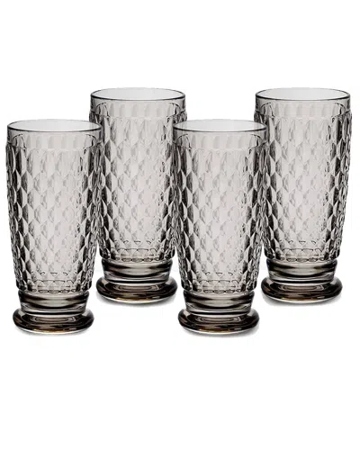 VILLEROY & BOCH VILLEROY & BOCH BOSTON COLORED HIGHBALL GLASSES (SET OF 4)