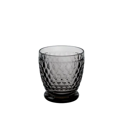 Villeroy & Boch Boston Coloured Double Old Fashioned-smoke  Set Of 4 In Grey