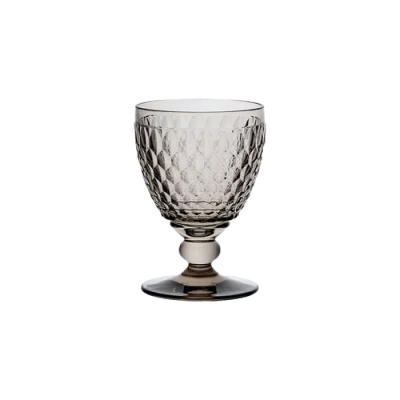 Villeroy & Boch Boston Coloured Goblet-smoke  Set Of 4 In Grey