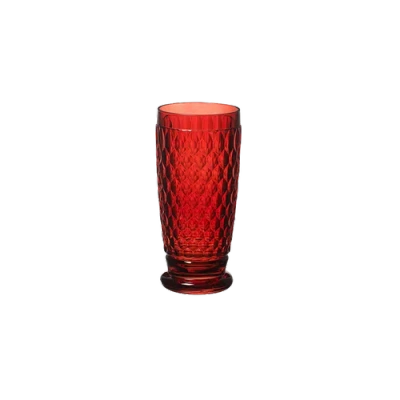 Villeroy & Boch Boston Coloured Set Of 4 Hiball In Red