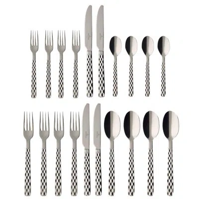 Villeroy & Boch Boston Cutlery 20 Piece Stainless Steel Flatware Set, Service For 4