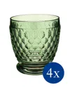 Villeroy & Boch Boston Dof/tumblers (set Of 4) In Green