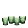 Villeroy & Boch Boston Claret Glass, Set Of 4 In Green