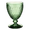 Villeroy & Boch Ston Tinted Crystal-glass Goblet 14.4cm In Green