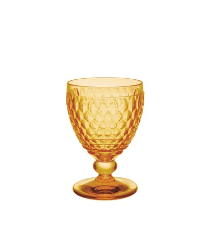 Villeroy & Boch Boston Red Wine Glass In Saffron
