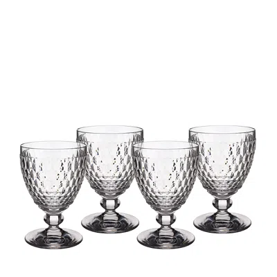 VILLEROY & BOCH BOSTON GOBLET, SET OF 4