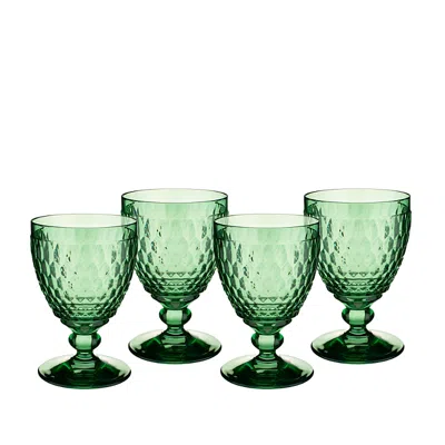 VILLEROY & BOCH BOSTON GOBLET, SET OF 4