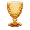 Villeroy & Boch Boston Goblet, Set Of 4 In Orange