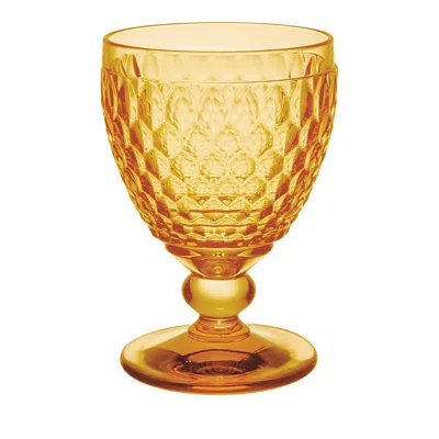Villeroy & Boch Boston Goblet, Set Of 4 In Orange