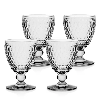 VILLEROY & BOCH BOSTON GOBLET, SET OF 4