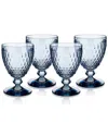 Villeroy & Boch Boston Goblet, Set Of 4