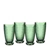 Villeroy & Boch Boston Highball Glass, Set Of 4 In Green