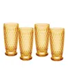 Villeroy & Boch Boston Highball Glasses, 13.5oz. Set Of 4 In Orange