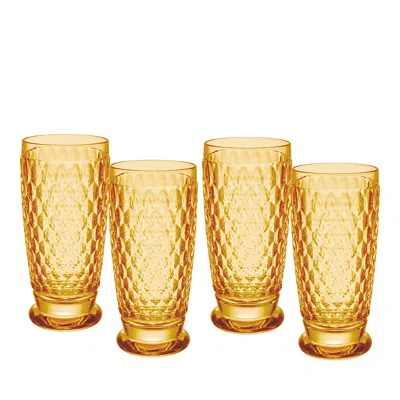 VILLEROY & BOCH BOSTON HIGHBALL GLASS, SET OF 4
