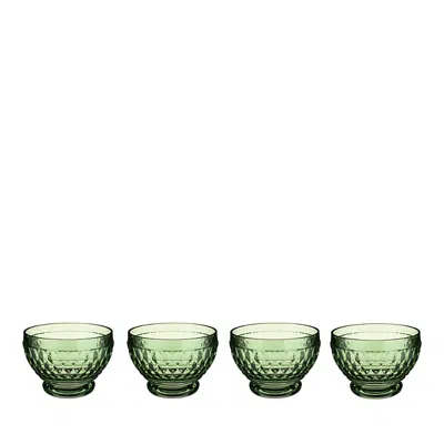 Villeroy & Boch Boston Individual Bowl, Set Of 4 In Green