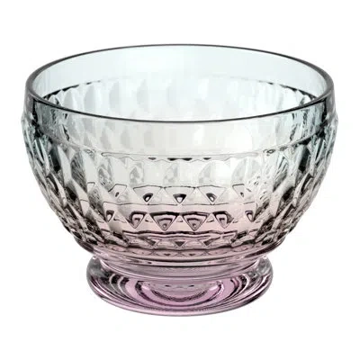 Villeroy & Boch Boston Pearl Collection Dessert Bowl, Made In Germany, Multicolored Shimmering, Dishwasher-safe, Bow In Transparent