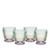 Villeroy & Boch Boston Pearl Crystal Double Old Fashioned Glasses, Set Of 4 In Multi