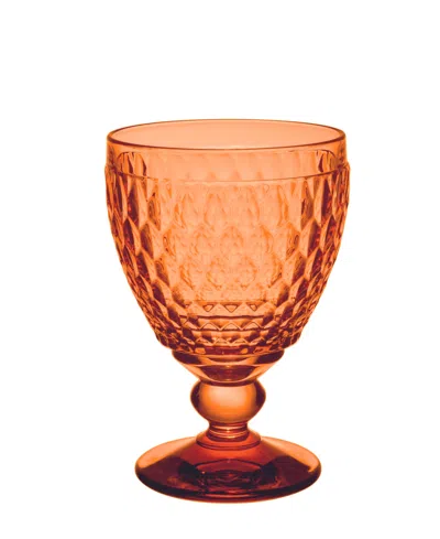 Villeroy & Boch Boston Red Wine Glass In Apricot
